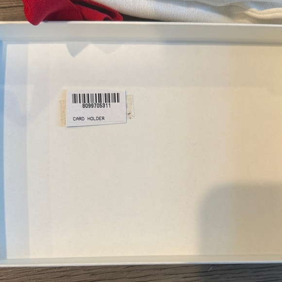 Alexander McQueen Black Leather Card Holder with Skull Accent. NWT. - Picture 5 of 5